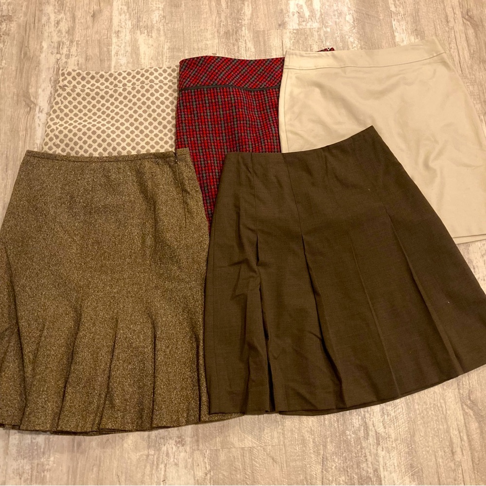Five skirts - various sizes